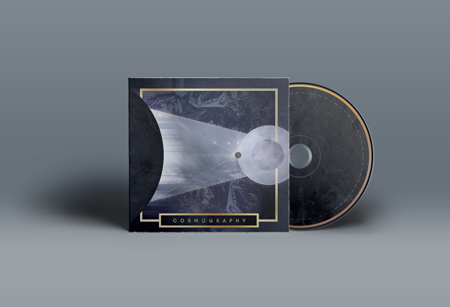 Album mockup by Julia Alison, titled Cosmography
