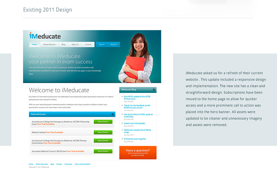 imeducate redesign by julia alison