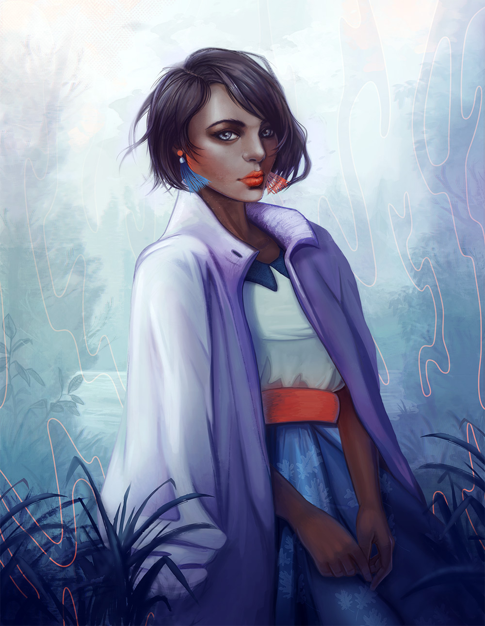 blue fashion by julia alison