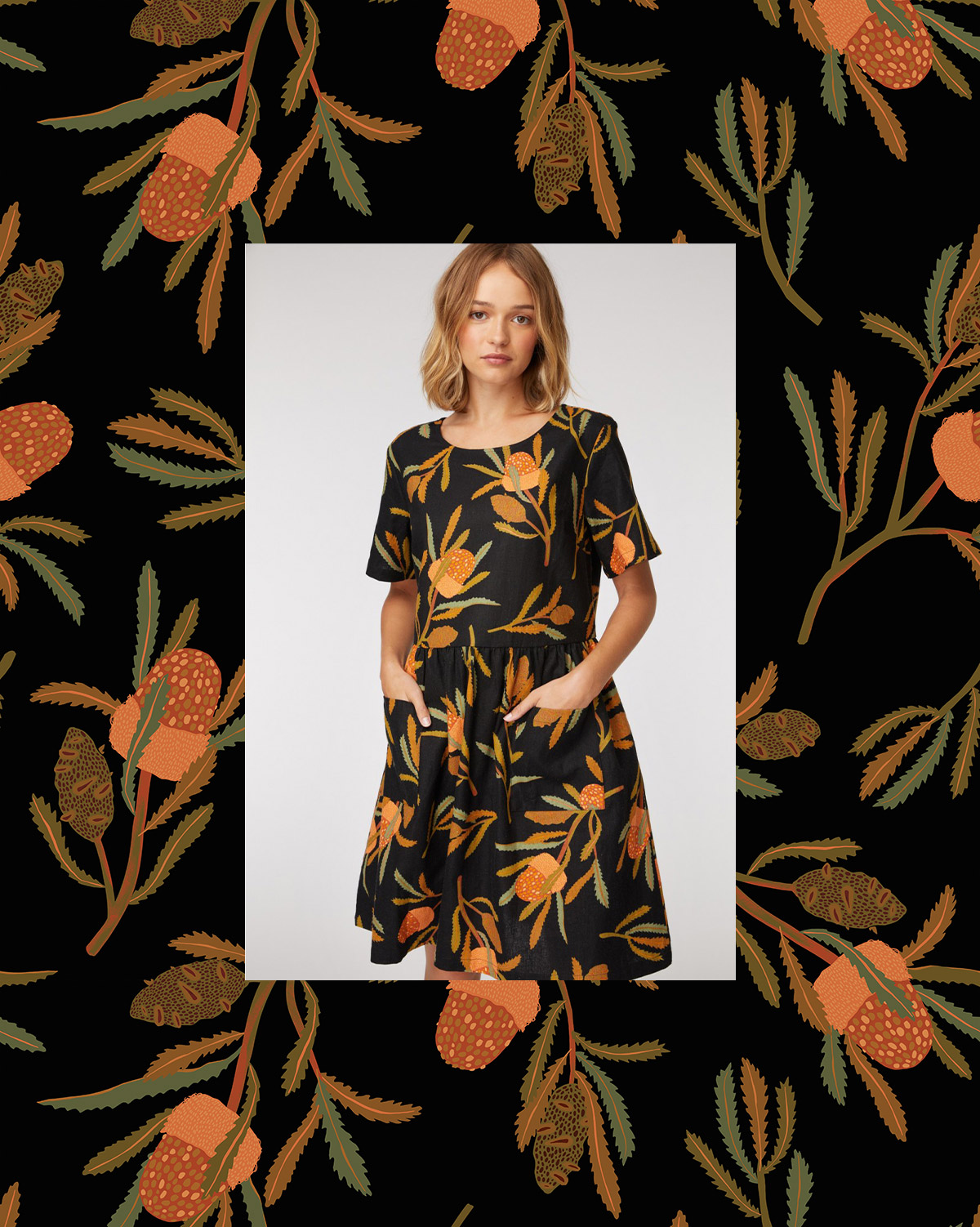 princess highway winter 2020 Banksia print 