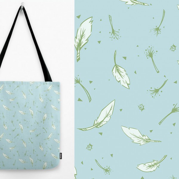 Dust textile pattern by julia alison