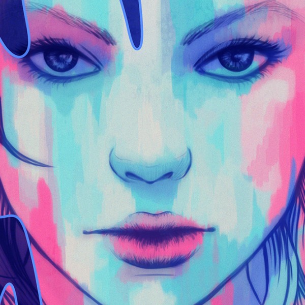 painted girl by Julia Alison